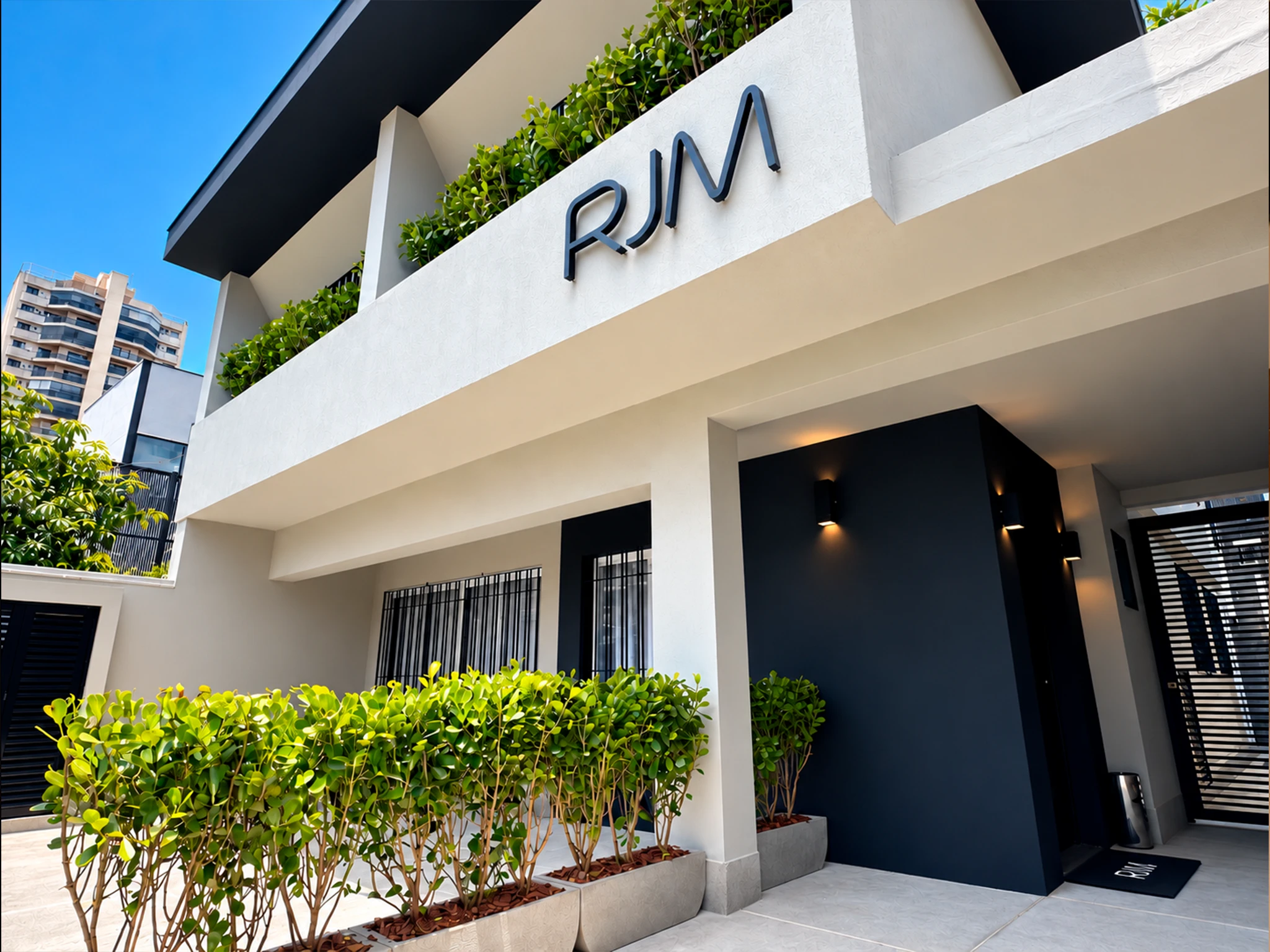 Exterior of the RJ Massagem clinic in Itaim Bibi, São Paulo
